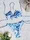 Bikini Strap Backless Swimsuit Set Women