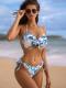 Bikini Strap Backless Swimsuit Set Women
