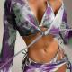 New Style Tie-Dye Sexy Four-Piece Split Swimsuit Bikini