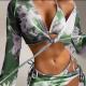 New Style Tie-Dye Sexy Four-Piece Split Swimsuit Bikini
