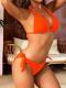 Womens Halter Bikini Set Two-Piece Triangle Swimsuit