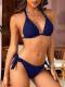 Womens Halter Bikini Set Two-Piece Triangle Swimsuit