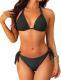 Womens Halter Bikini Set Two-Piece Triangle Swimsuit