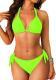 Womens Halter Bikini Set Two-Piece Triangle Swimsuit