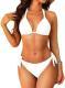 Womens Halter Bikini Set Two-Piece Triangle Swimsuit