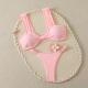 Womens Fashionable Sexy Two-Piece Bikini Set
