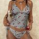 European And American-style Two-piece Triangular Slimming Swimsuit
