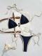 Summer Womens Solid-color Triangle Sexy Bikini
