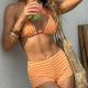Sexy Striped Two-piece Bikini