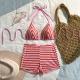 Sexy Striped Two-piece Bikini