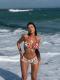 Necklace-Strap Leopard-Print Bikini Swimsuit