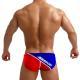 Mens Color Matching Swim Briefs Swimming Trunks