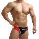 Mens Color Matching Swim Briefs Swimming Trunks