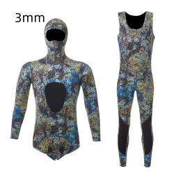 Split Diving Suit Split Mens Hooded Cold-proof Warm Surfing Suit Diving Suit Long Sleeve