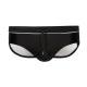 Mens Sexy Mesh Stitching Swim Briefs