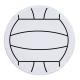 Round printed beach towel bath towel
