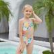 Childrens New One-piece Bikini Suspender Leaky Belly Swimsuit