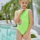 Childrens New One-piece Bikini Suspender Leaky Belly Swimsuit