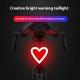 Bicycle Love Tail Light Equipment