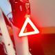 Bicycle Taillight Flashing Cute Cartoon