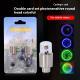 Bicycle Air Nozzle Lamp Round Head Photosensitive Vibration-sensing