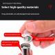 Bicycle Air Nozzle Lamp Round Head Photosensitive Vibration-sensing