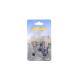 Bicycle Air Nozzle Lamp Round Head Photosensitive Vibration-sensing
