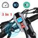 Bicycle Light Accessories USB Charging With Speaker Code Meter
