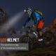 Smart Bluetooth Warning Light Riding Integrated Helmet