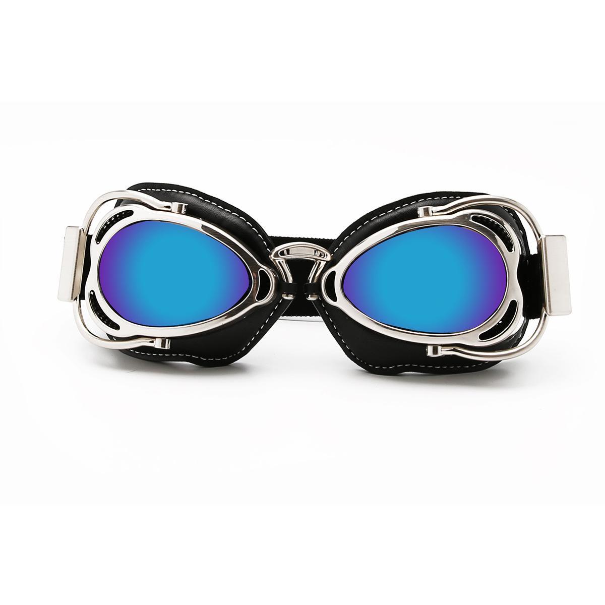 Motorcycle Wind-proof Glasses Motorcycle Pilot Hat Against Wind And Sand Harley Prince Helmet Reflective Retro Goggles