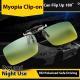 Day And Night Dual-purpose Sunglasses Glasses Polarized Clip Driving Driver Driving Clip Reflective Lenses