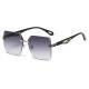 European And American Frameless Trimming Sunglasses Fashion