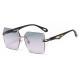 European And American Frameless Trimming Sunglasses Fashion