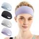 Wide Sweat-wicking Band For Sports Fitness, And Yoga