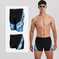 Five-point Mid-length Loose And Embarrassing Boxer Mens Swimsuit