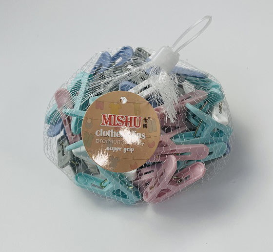 Drying windproof clip-straight-mixed Morandi color-50 pieces-1 pack - Option1