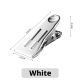 Dip plastic windproof clip-deduction with gourd-black-201 stainless steel-10 pieces-1 pack - Option1