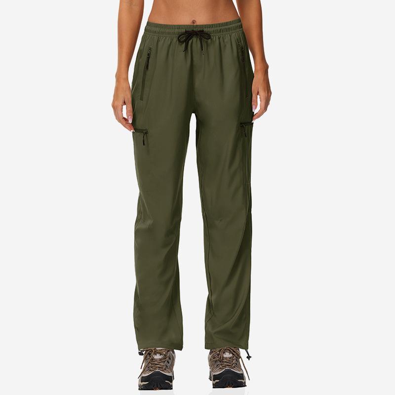 Quick-dry Pants Womens Summer Thin Sports Outdoor Hiking Mountaineering Sun Protective