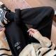 Loose Thickened Velvet Sports Pants Female