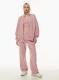 Elastic-waist High Waist Wide-leg Ankle-length Pants