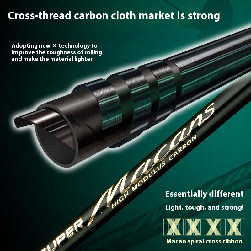 Telescopic Plug Carbon Tossing Luer Sea Fishing Casting Rods