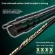 Telescopic Plug Carbon Tossing Luer Sea Fishing Casting Rods