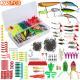 375Pcs Fishing Baits And Tackle Box Saltwater Freshwater Fishing Lures Kit Lifelike Popper Crankbaits Crickets Frogs Spoon Lures Maggots