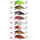 ABS Plastic Hard Bait Floating Mino 5cm42g With Ring Beads