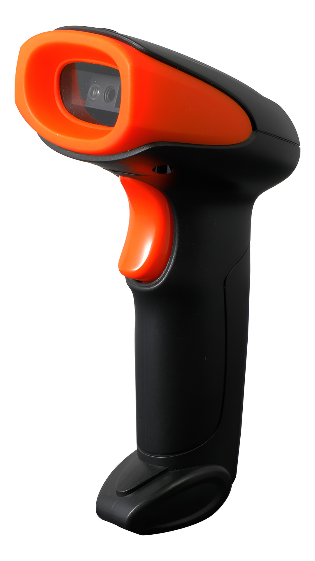 Wired USB 1D Handheld Scanner, Black And Red, 5V.