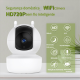 Yoosee Panoramic IP Security Camera Lamp Wifi 1080p Spy Camera White