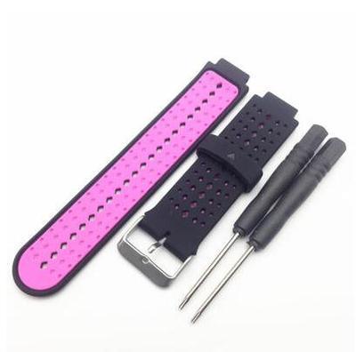 Watch Strap Silicone Two-Color Strap Garmin Forerunner235 Two-Color Silicone Strap