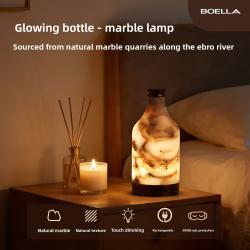 The Luminous Vessel Natural Marble Lamp