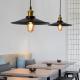 American Retro Petite Black Dress Iron Chandelier