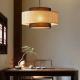 Zen-inspired Tea Room With A Chinese-style Rattan Chandelier